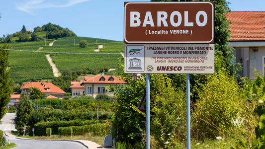 Barolo Village Road Sign, Italy