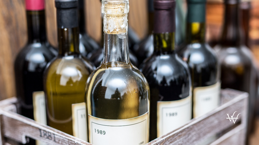 Bottles of wine.