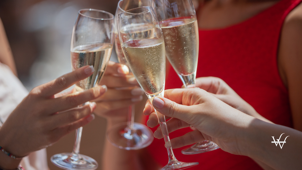 Champagne toast