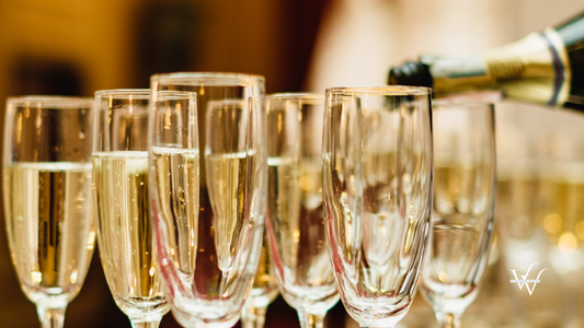 Party Glasses with prosecco
