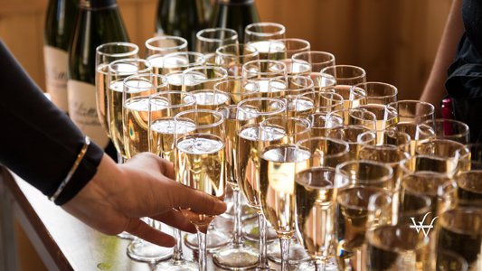 Sparkling wine glasses (2)