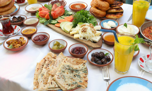 Table Full of Food