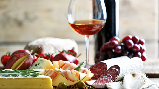 Various Types of Italian Food and Wine