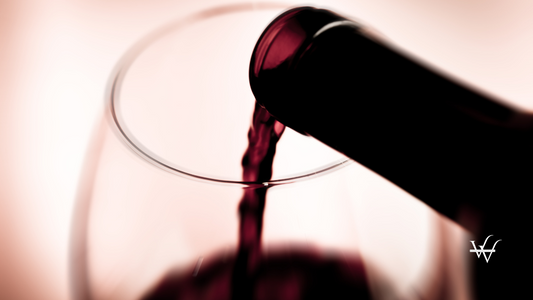 aged fine wine - blurred style photo