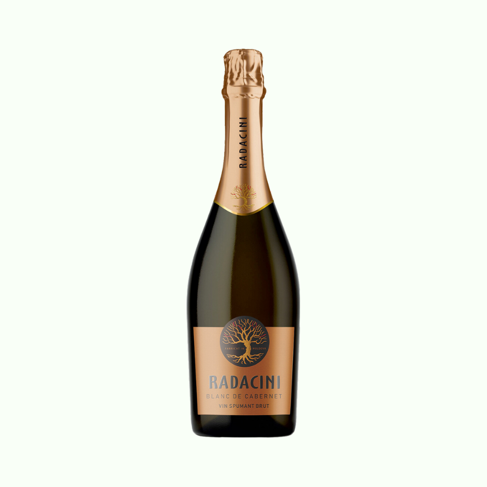 Radacini Charmat Sparkling Radacini Blanc de Cabernet Brut, white