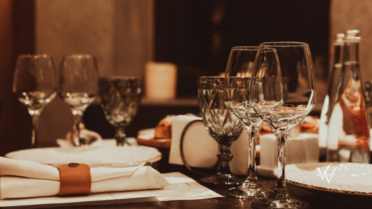 Assorted Wine Glasses on the Table 