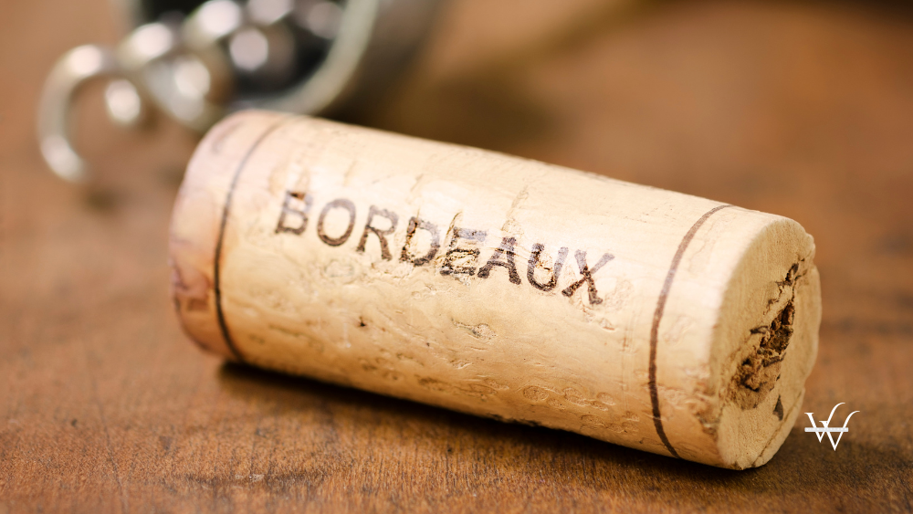 Bordeaux France Wine Cork - Vertical