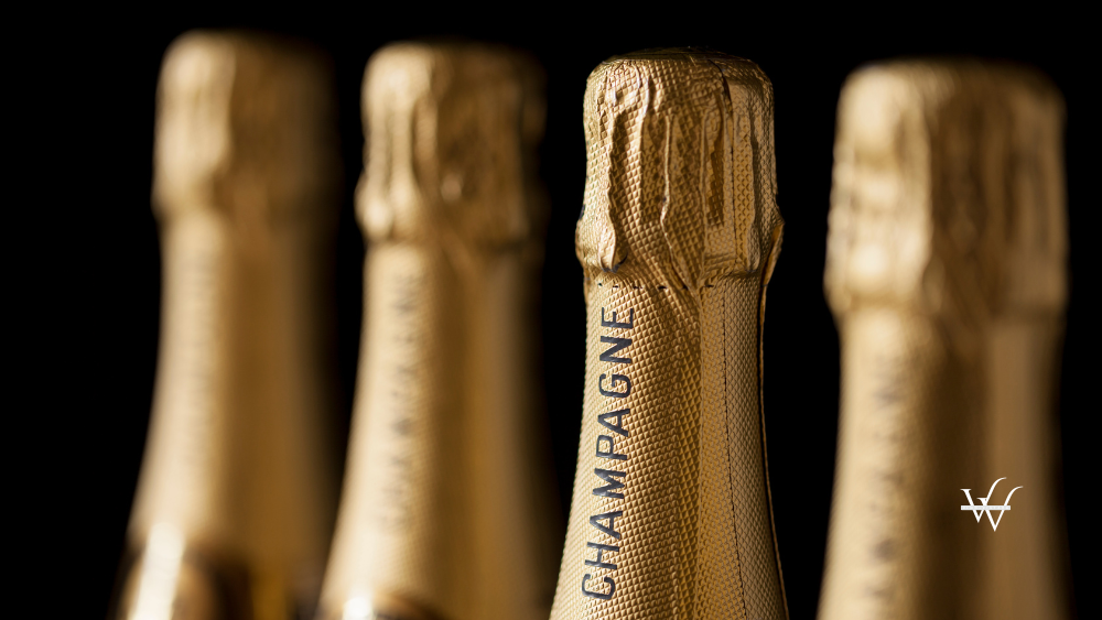 Champagne bottles