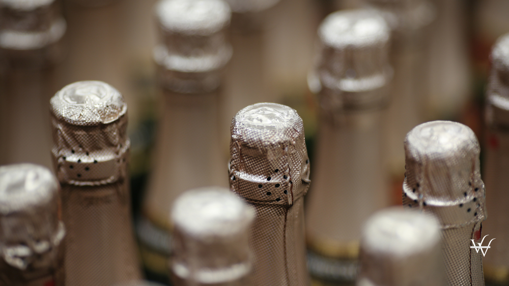 Closed Champagne Bottles