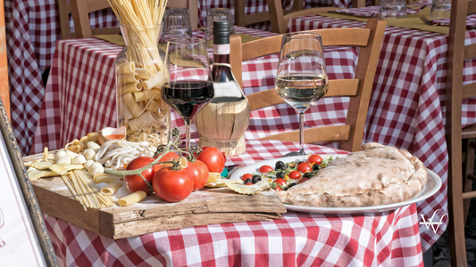 Colorful italian restaurant