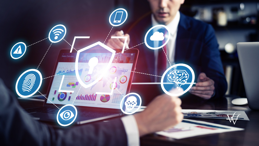 Cyber security concept. Network protection.