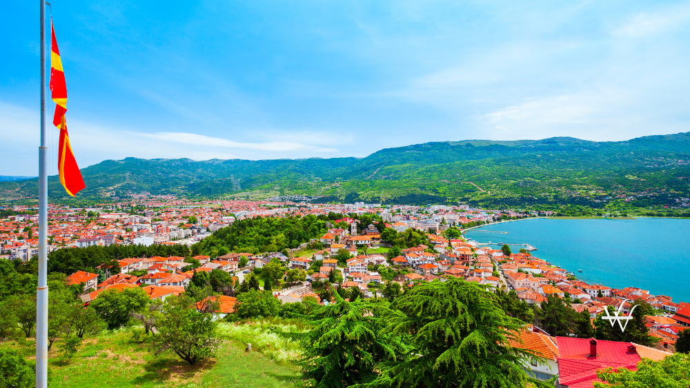 Lake Ohrid and Ohrid City, Macedonia