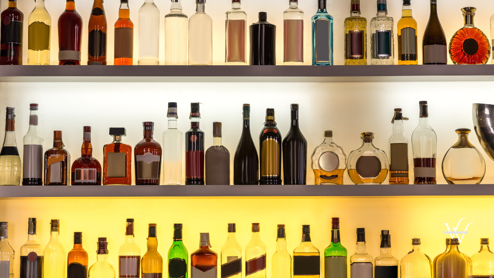 Luxury Alcohol Bar, Beverages for Cocktails