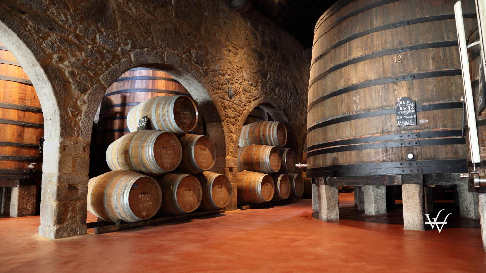 Porto wine cellar