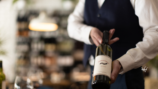 Fine dining restaurant sommelier