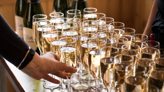 Sparkling wine glasses (2)