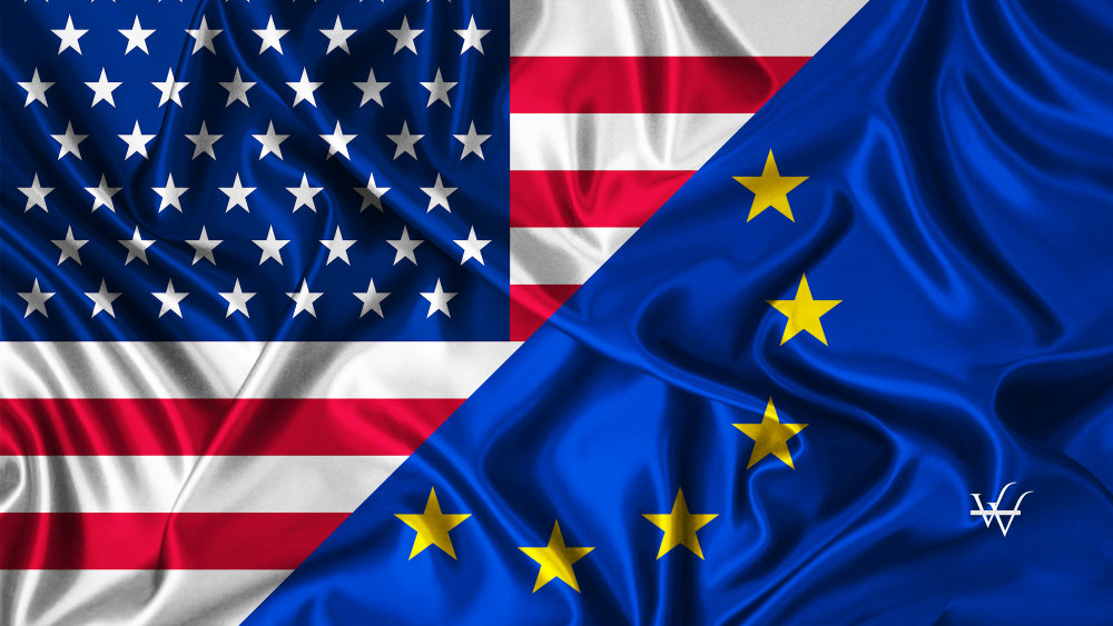 USA_vs_EU_flag_on_wind