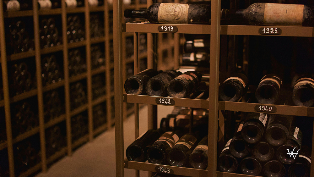 Vintage Wine Cellar in Pauillac, France