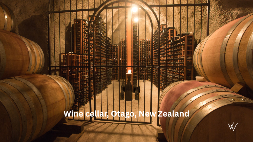 Wine cellar, Otago, New Zealand