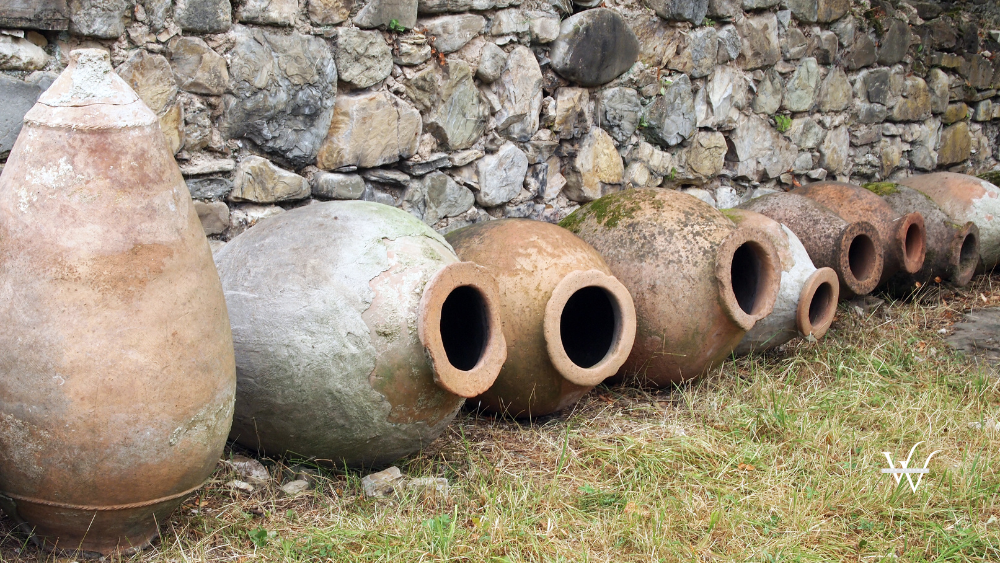 georgian qvevri  amphora