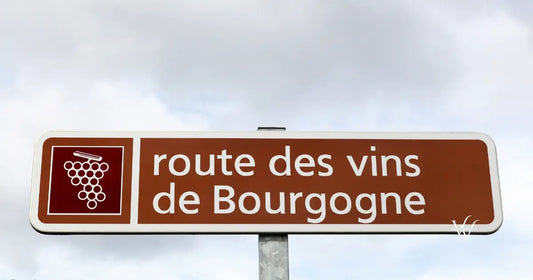 road-of-bourgogne-wine-sign-france