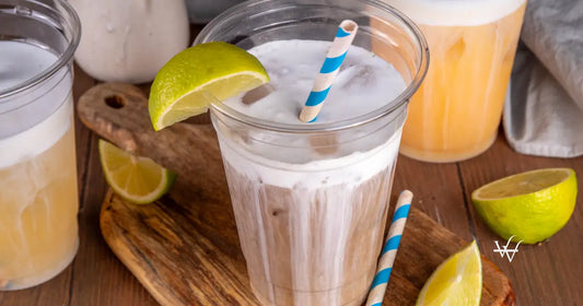 soda soda and creamer alcohol free mocktail