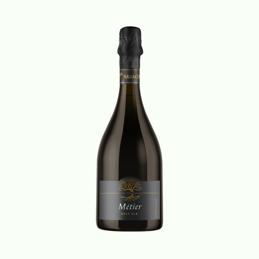 Radacini Traditional Sparkling Wine Metier Brut, white 2019