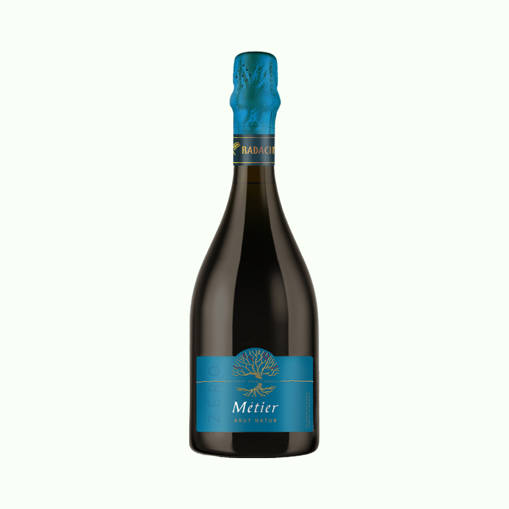 Radacini Traditional Sparkling Wine Métier Zéro dosage, Brut Nature 2019